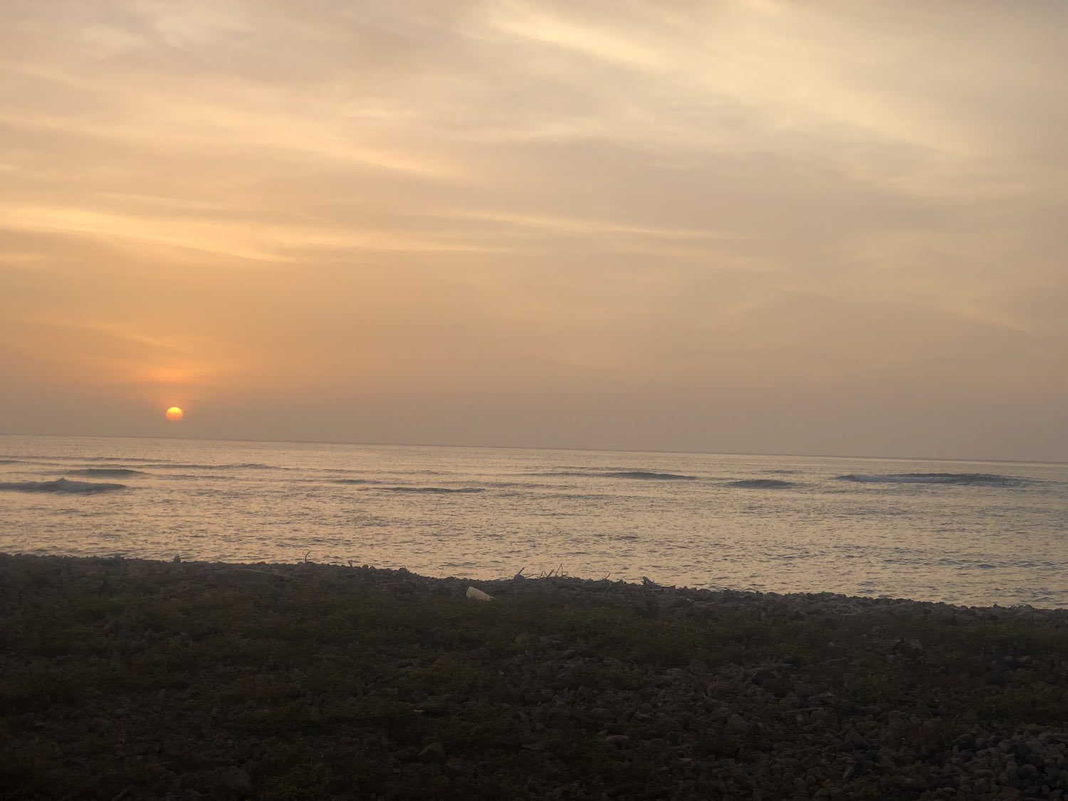The unobstructed view to the west allows the experience of fantastic sunsets