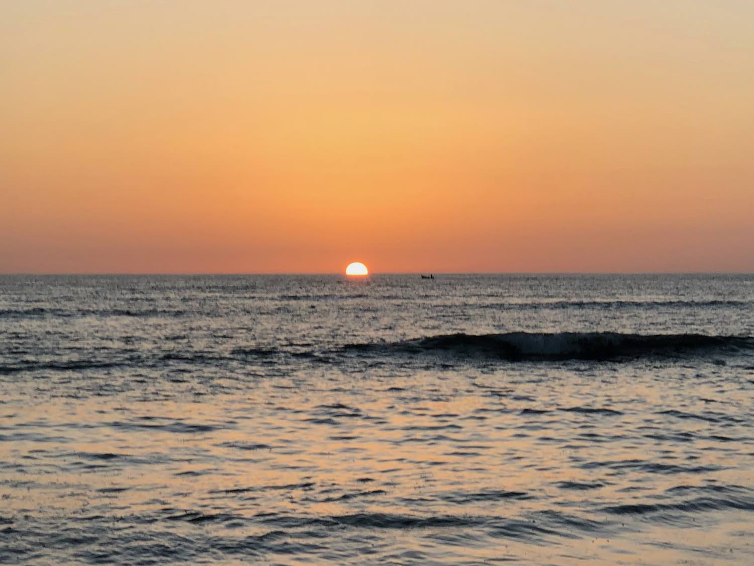 The unobstructed view to the west allows the experience of fantastic sunsets